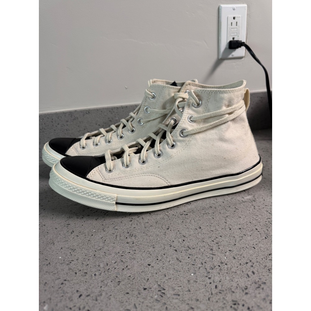 Converse Chuck 70 Fear of God Essentials Natural Ivory Black 167955C Mens 12
